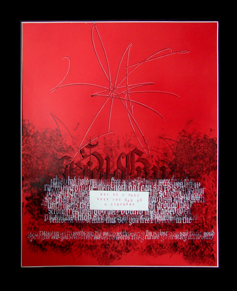 Symphony. Mark L'Argent - Lettering Artist