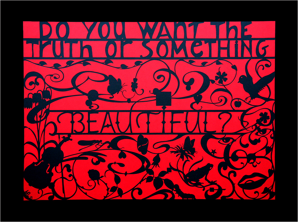 Beautiful #2, Mark L'Argent, Lettering Artist