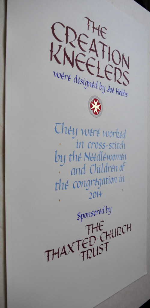 Thaxted 2016 Mark L'Argent - Lettering Artist