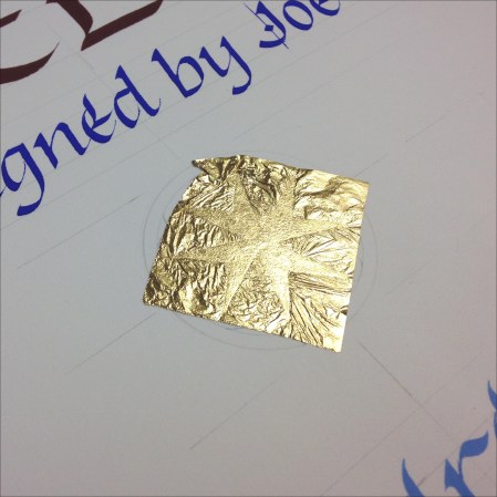 Gilding - Mark L'Argent - Lettering Artist